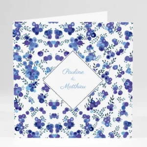 Faire-part de mariage Liberty groseilles*Faire-part Elégant Fashion