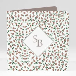 Faire-part de mariage Liberty framboises*Faire-part Elégant Clearance