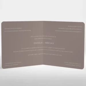 Faire-part de mariage Liberty framboises*Faire-part Elégant Clearance