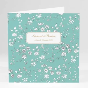 Faire-part de mariage Liberty elegant*Faire-part Elégant Sale