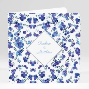 Faire-part de mariage Liberty groseilles*Faire-part Elégant Fashion