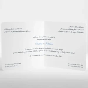 Faire-part de mariage Liberty groseilles*Faire-part Elégant Fashion