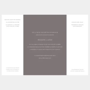 Faire-part de mariage Liberty leger*Faire-part Elégant Fashion