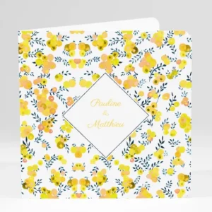 Faire-part de mariage Liberty groseilles*Faire-part Elégant Fashion
