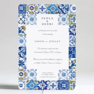 Faire-part de mariage Lisboa*Faire-part Elégant Sale