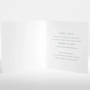 Faire-part de mariage Lisboa livret*Faire-part Elégant Online