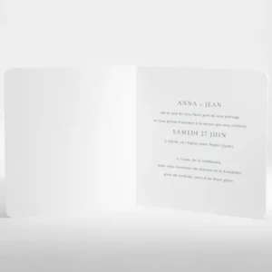 Faire-part de mariage Lisboa livret*Faire-part Elégant Online