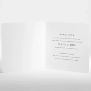 Faire-part de mariage Lisboa livret*Faire-part Elégant Online