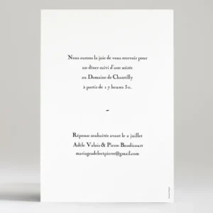 Faire-part de mariage Ma belle etoile*Faire-part Elégant Online