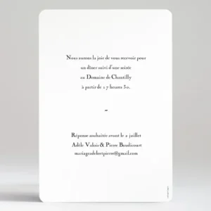 Faire-part de mariage Ma belle etoile*Faire-part Elégant Online