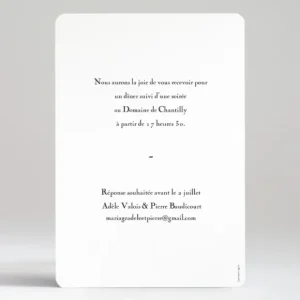 Faire-part de mariage Ma belle etoile*Faire-part Elégant Online