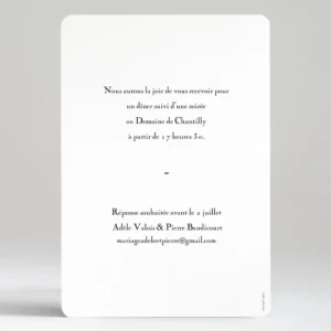 Faire-part de mariage Ma belle etoile*Faire-part Elégant Online