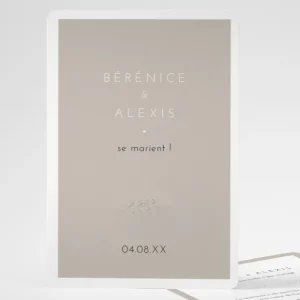 Faire-part de mariage Maries couronnes*Faire-part Elégant Outlet