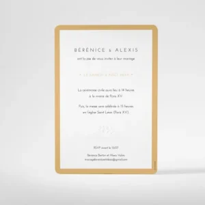 Faire-part de mariage Maries couronnes*Faire-part Elégant Outlet