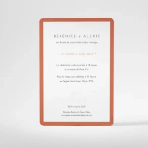 Faire-part de mariage Maries couronnes*Faire-part Elégant Outlet
