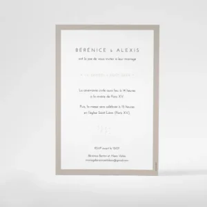 Faire-part de mariage Maries couronnes*Faire-part Elégant Outlet