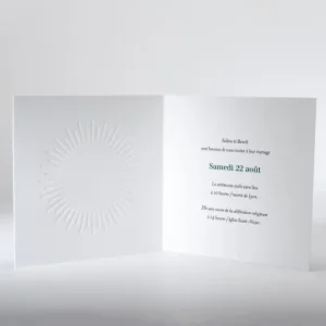 Faire-part de mariage Mariage rayonnant*Faire-part Elégant Online