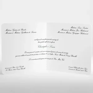 Faire-part de mariage Medaillon elegant*Faire-part Elégant Hot