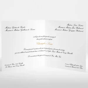 Faire-part de mariage Medaillon elegant*Faire-part Elégant Hot