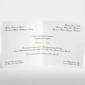 Faire-part de mariage Medaillon elegant*Faire-part Elégant Hot