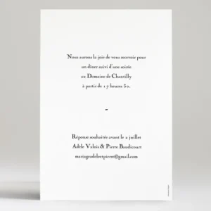 Faire-part de mariage Mon petit coeur*Faire-part Elégant Hot