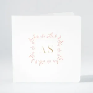 Faire-part de mariage Murmure dore*Faire-part Elégant Sale
