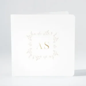 Faire-part de mariage Murmure dore*Faire-part Elégant Sale