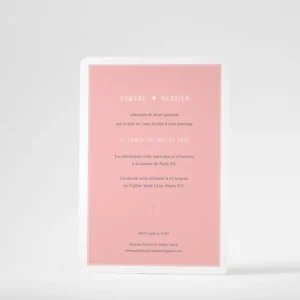 Faire-part de mariage My love*Faire-part Elégant Discount