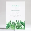 Faire-part de mariage Nature luxuriante*Faire-part Elégant Hot