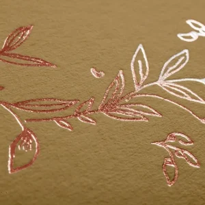 Faire-part de mariage Nature elegante cuivre*Faire-part Elégant New