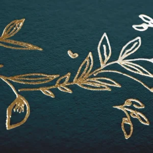 Faire-part de mariage Nature elegante or*Faire-part Elégant Discount