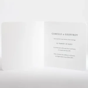 Faire-part de mariage Nature elegante cuivre*Faire-part Elégant New