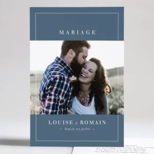 Faire-part de mariage Passionnement*Faire-part Elégant Discount