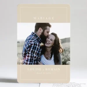 Faire-part de mariage Passionnement*Faire-part Elégant Discount