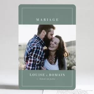 Faire-part de mariage Passionnement*Faire-part Elégant Discount