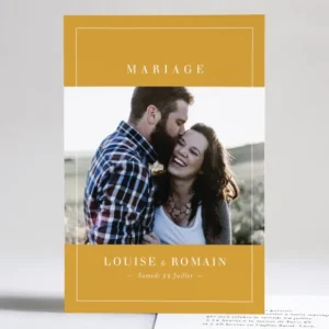 Faire-part de mariage Passionnement*Faire-part Elégant Discount