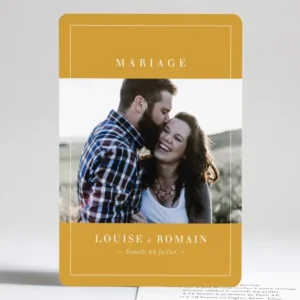 Faire-part de mariage Passionnement*Faire-part Elégant Discount