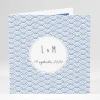 Faire-part de mariage Pattern tendance vague*Faire-part Elégant Hot