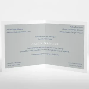 Faire-part de mariage Pattern montagneux*Faire-part Elégant Outlet