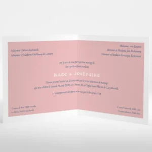 Faire-part de mariage Pattern montagneux*Faire-part Elégant Outlet