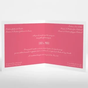 Faire-part de mariage Pattern tendance vague*Faire-part Elégant Hot