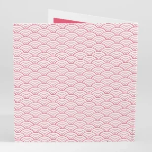Faire-part de mariage Pattern tendance vague*Faire-part Elégant Hot
