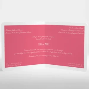 Faire-part de mariage Pattern tendance vague*Faire-part Elégant Hot