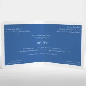 Faire-part de mariage Pattern tendance vague*Faire-part Elégant Hot
