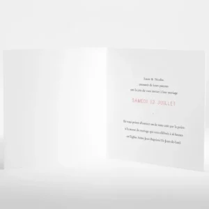 Faire-part de mariage Pays Basque*Faire-part Elégant Fashion