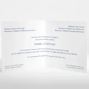 Faire-part de mariage Petite aquarelle*Faire-part Elégant Hot