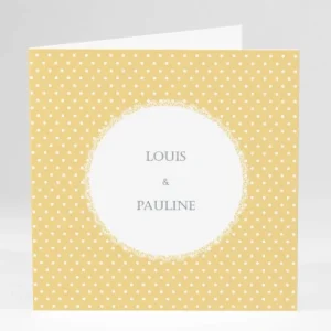 Faire-part de mariage Petite dentelle*Faire-part Elégant Discount