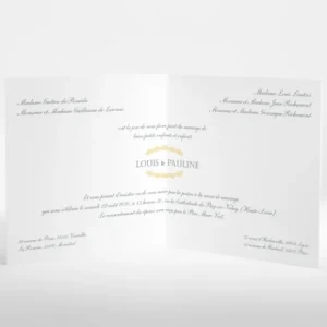 Faire-part de mariage Petite dentelle*Faire-part Elégant Discount