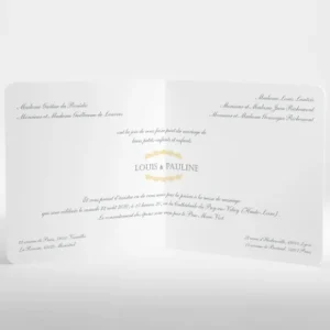 Faire-part de mariage Petite dentelle*Faire-part Elégant Discount
