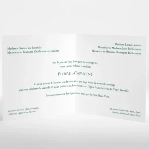 Faire-part de mariage Petite aquarelle*Faire-part Elégant Hot